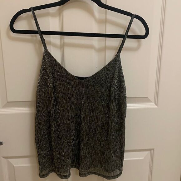 Express Silver and Black Tank Top - Picture 1 of 4